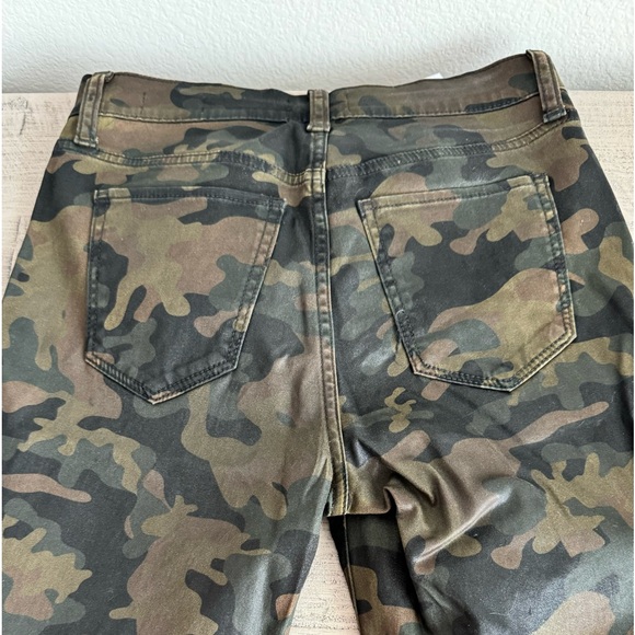 Joe’s jeans high rise skinny ankle camo coated pants - Picture 7 of 9